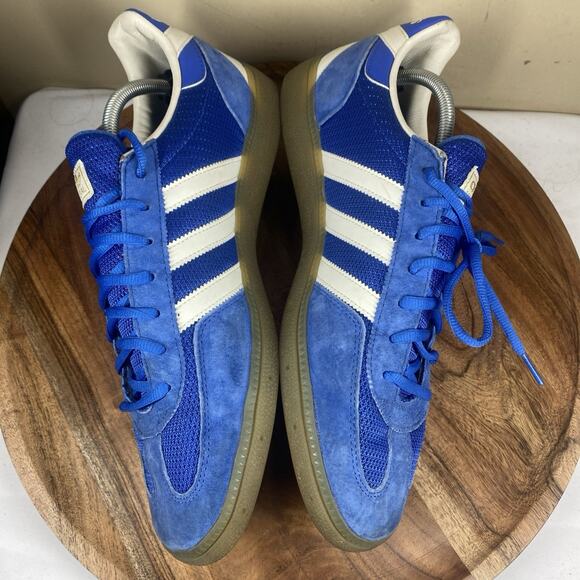 Adidas Handball Spezial Mens Blue White Size 12 Low Top Shoes Sneakers EE5728 - Picture 5 of 9